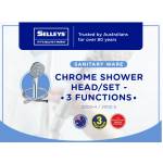 Selleys New Design Chrome 3 Functions Shower Set/Shower He‌ad (2002)