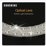 SUNSHINE LED Magnetic Module 3 Colors Changning and Dimmable with Remote Control (WW/CW/DL) **Free Gift 2 x AAA Battery**