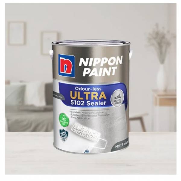 Odour-less Ultra 5102 Interior and Exterior Water Base Sealer (Free from Formaldehyde)