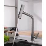 3 in 1 Mode Adjustable Stainless Steel Modern Kitchen Tap Swivel Cascade Kitchen Faucet