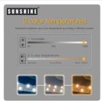 SUNSHINE LED Magnetic Module 3 Colors Changning and Dimmable with Remote Control (WW/CW/DL) **Free Gift 2 x AAA Battery**