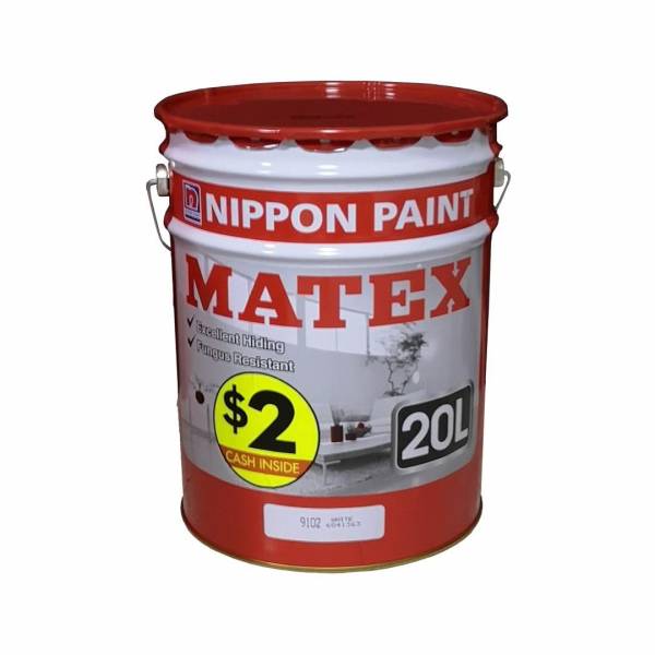Nippon Paint Matex Emulsion 9102 White With Antimould Formula