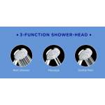 Selleys New Design Chrome 3 Functions Shower Set/Shower He‌ad (2002)