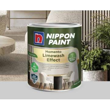 Nippon Paint Momento Limewash Effect Water Base for Interior Paint (1L)