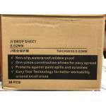JI 0.02mm Thickness Light Plastic Protection Sheet with Anti Skid  (9 x 12 Feet)