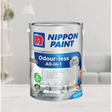 Odour-less All-in-1 Anti-bacterial Formula Washable Paint (1L)